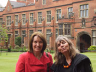 Elwyn:language teacher & Krisee Oliver: Australian artist